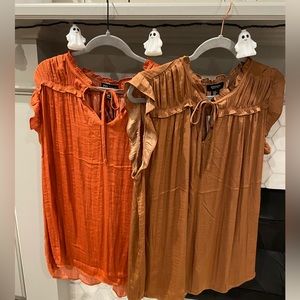 2 Jones New York fall colored tops 1x